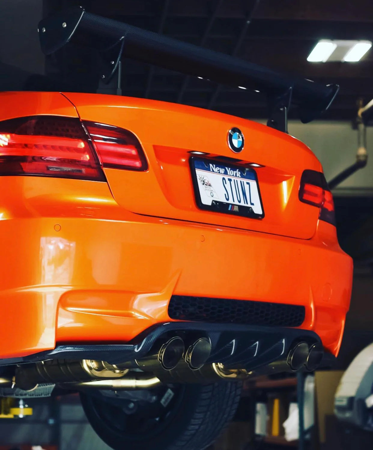 BMW E92 & E93 M3 Carbon Fiber Rear Diffuser HM Style
