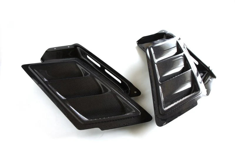 BMW E82 1-Series 3D Design Carbon Fiber Hood Vent Kit
