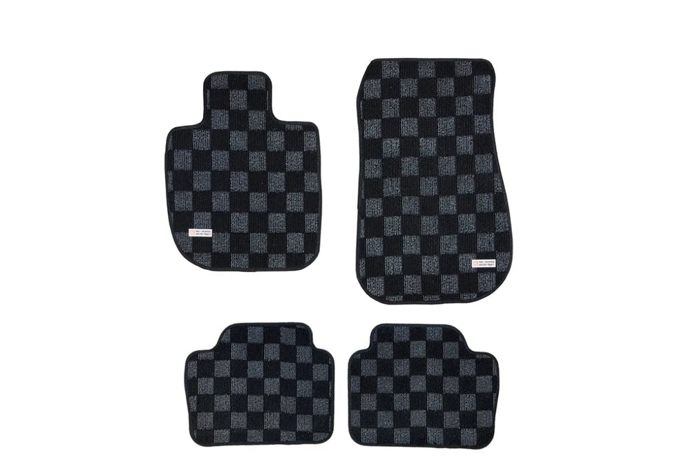 BMW G80 M3 & G20 3-Series P2M Checkered Race Car Flag Floor Mats