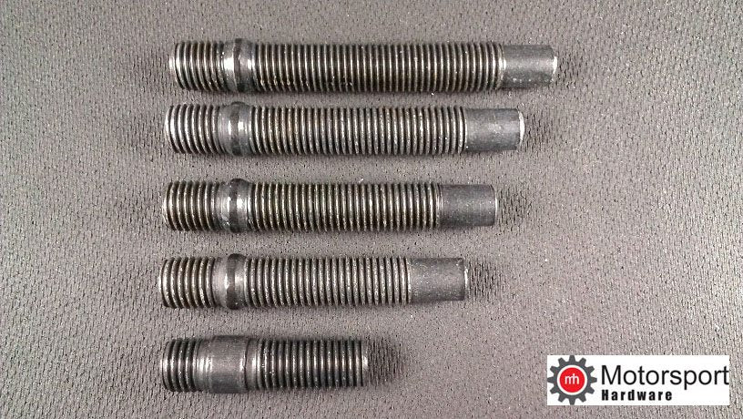 BMW E-Chassis 82mm Motorsport Hardware Black Race Stud Kit 12×1.5