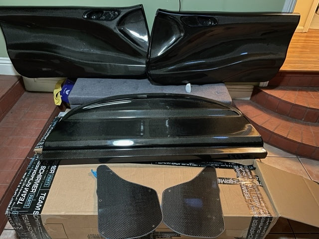 BMW F87 M2 Team Schirmer Carbon Fiber Door Panels