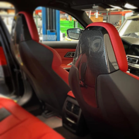 BMW G80 M3 & G82/G83 M4 & G2X 3 & 4-Series Carbon Fiber Seat Backs