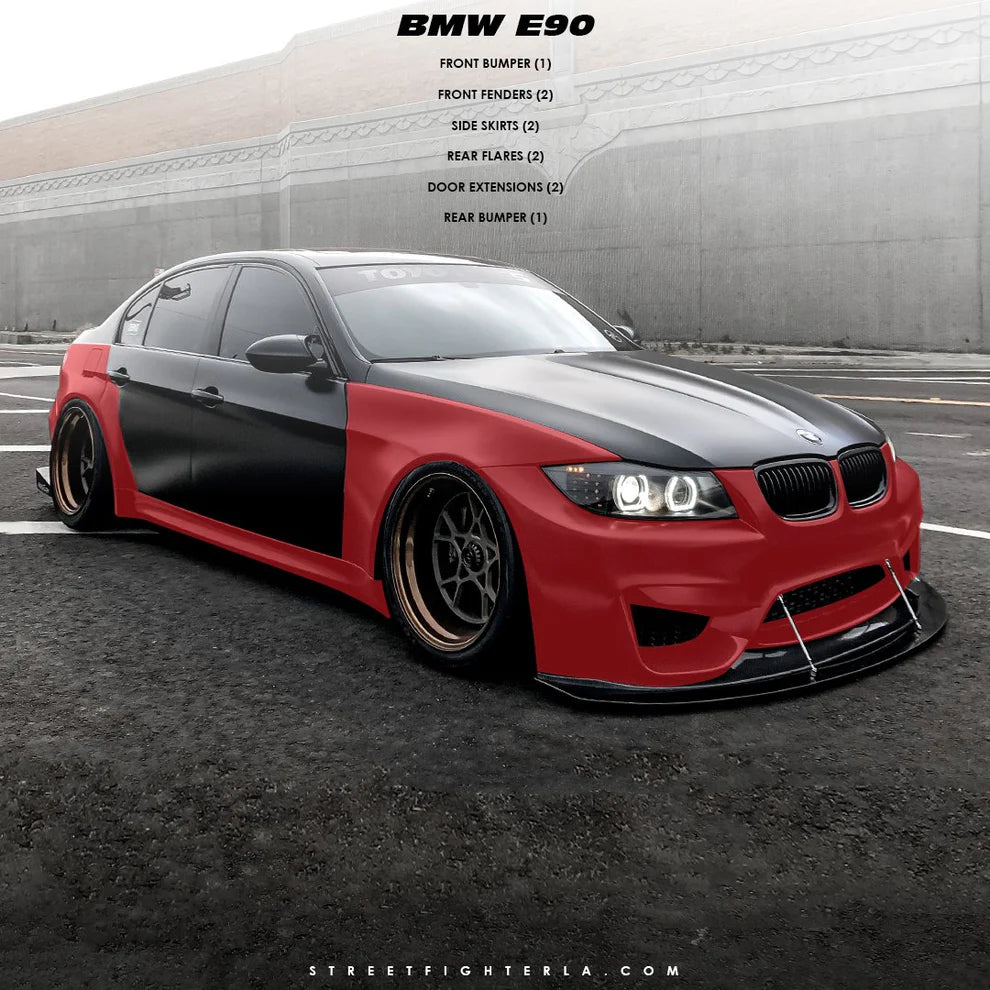 BMW E90 3-Series Streetfighter LA Wide Body Kit