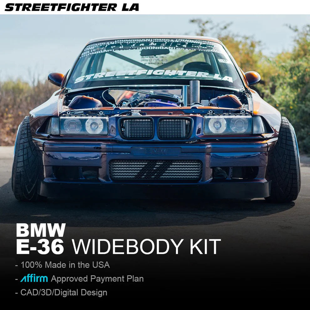 BMW E36 M3 & 3-Series Streetfighter LA Wide Body Kit