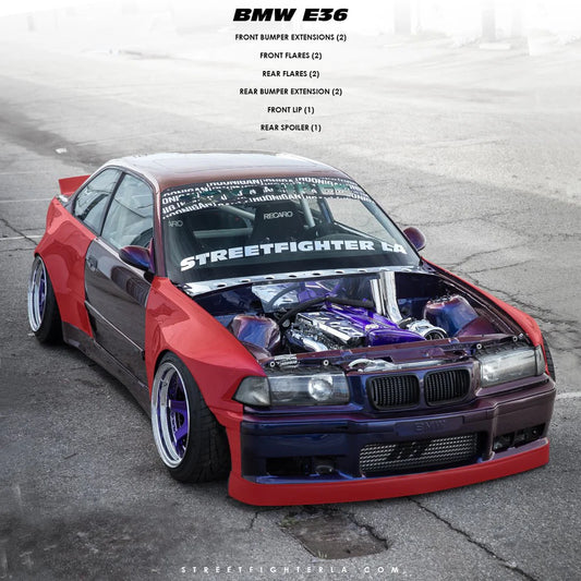 BMW E36 M3 & 3-Series Streetfighter LA Wide Body Kit