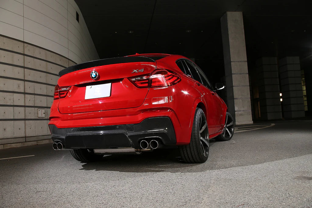 BMW F26 X4 3D Design M-Sport Carbon Fiber Rear Diffuser