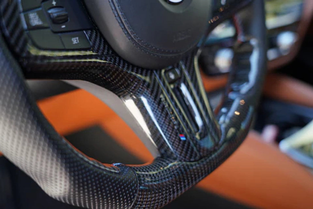 Carbon fiber steering wheels for BMW