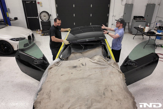 How to install an E92 M3 carbon roof step by step DIY. Cost & weight?