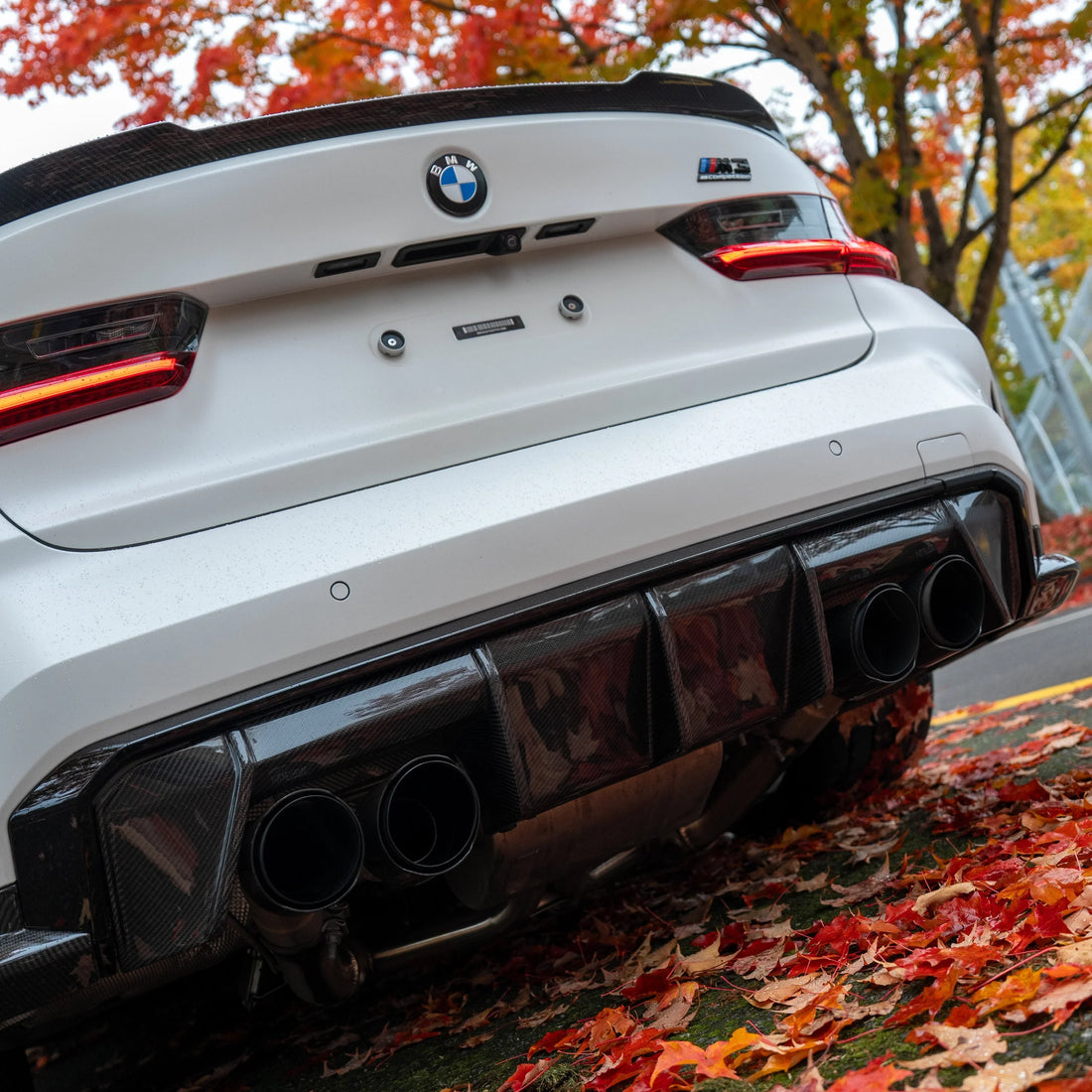 The best budget carbon fiber rear diffuser for BMW G8X M3 and M4.