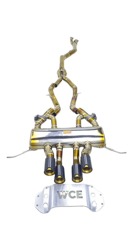 Center Exit Valved Exhaust for BMW G80 M3 G82 M4 West Coast Euros