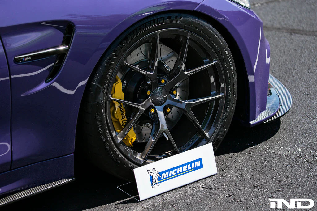 Custom colored BMW lug nuts with wheel locks! Iconix 16 pack pricing.