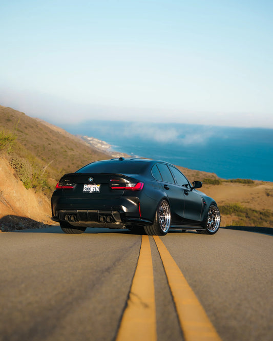 Carbon fiber diffuser for BMW G80 M3 G82 M4 Cencal Motorsport discount code.