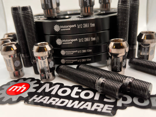 Motorsport Hardware coupon code for extended studs, spacers and nuts.