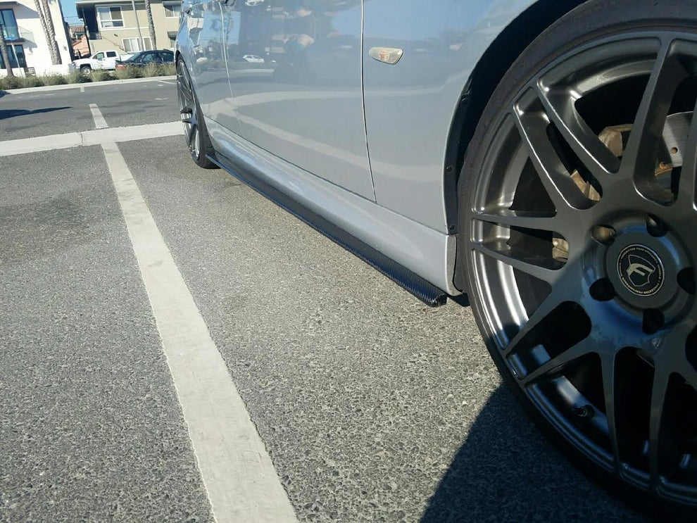 BMW E90 M3 & 3-Series J Style Carbon Fiber Side Skirts