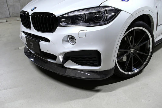 BMW F16 X6 3D Design M-Sport Carbon Fiber Front Lip