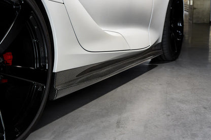 Toyota Supra A90 3D Design Carbon Side Skirt Set