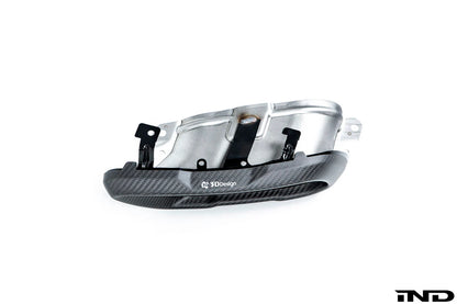 BMW G0X X5 / X6 / X7 3D Design M-Sport Carbon Fiber Tail Pipe Trim Set