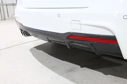 BMW F30 / F31 3-Series 3D Design M-Sport Carbon Fiber Rear Diffuser