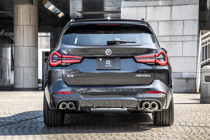 BMW G01 X3 M40i 3D Design LCI  Carbon Fiber Rear Diffuser