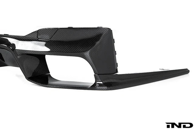 BMW F90 M5 3D Design Carbon Fiber Rear Under Splitter Set