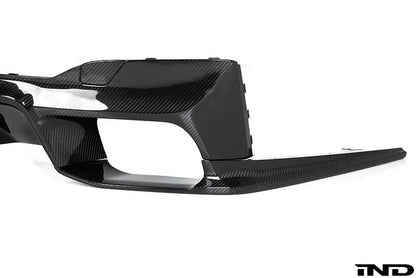 BMW F90 M5 3D Design Carbon Fiber Rear Under Splitter Set