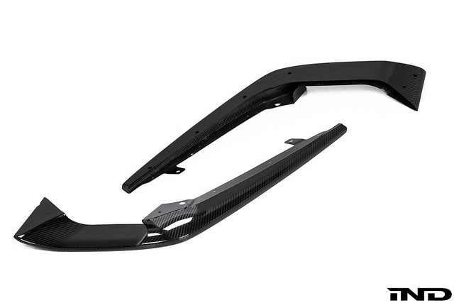 BMW F90 M5 3D Design Carbon Fiber Rear Under Splitter Set