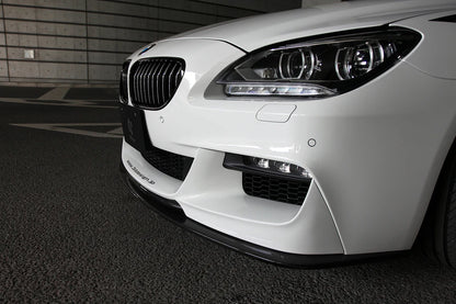 BMW F06 / F12 / F13 6-Series 3D Design M-Sport Front Lip with Carbon Fiber Splitter