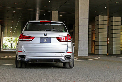 BMW F15 X5 3D Design M-Sport Carbon Fiber Rear Diffuser