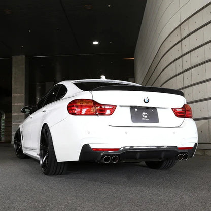 BMW F36 4-Series 3D Design Carbon Fiber Trunk Spoiler