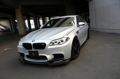 BMW F10 M5 3D Design Carbon Fiber Front Lip & Lower Splitter Set