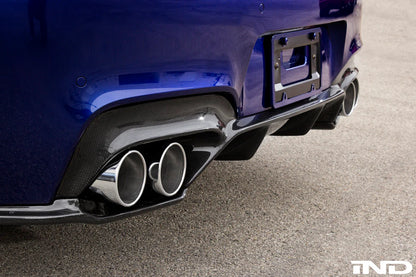 BMW F06 / F12 / F13 M6 3D Design Carbon Fiber Rear Under Splitter Set