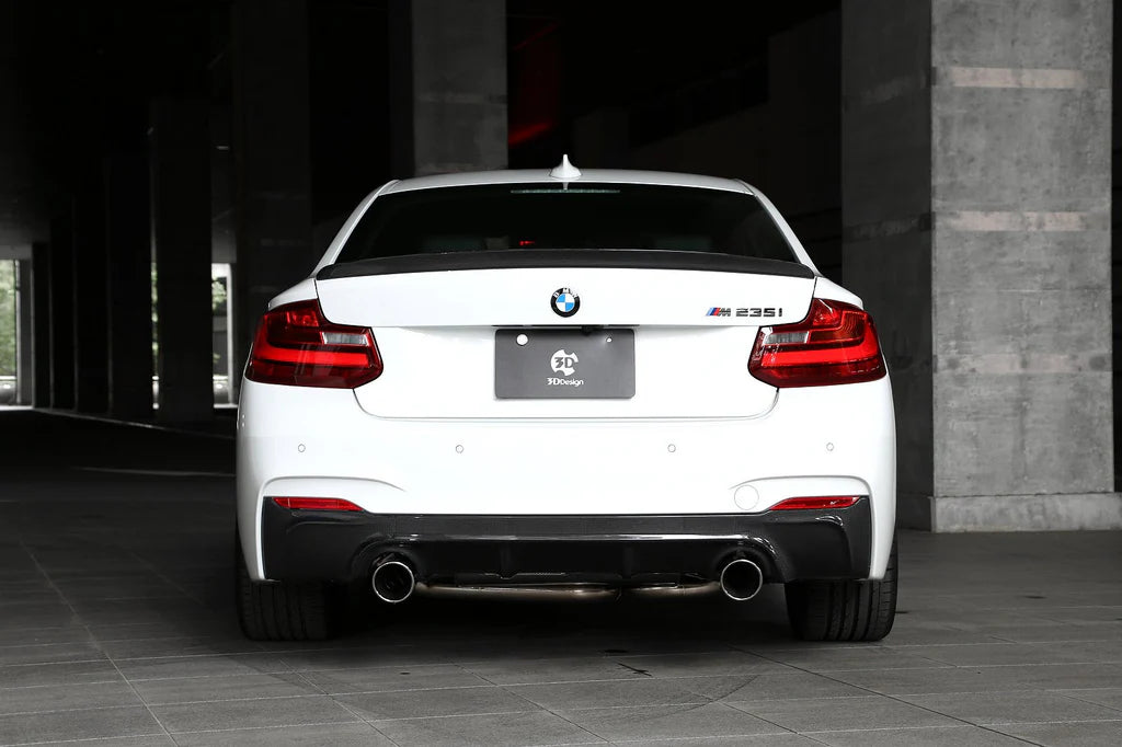 BMW F22 2-Series 3D Design Carbon Fiber Trunk Spoiler