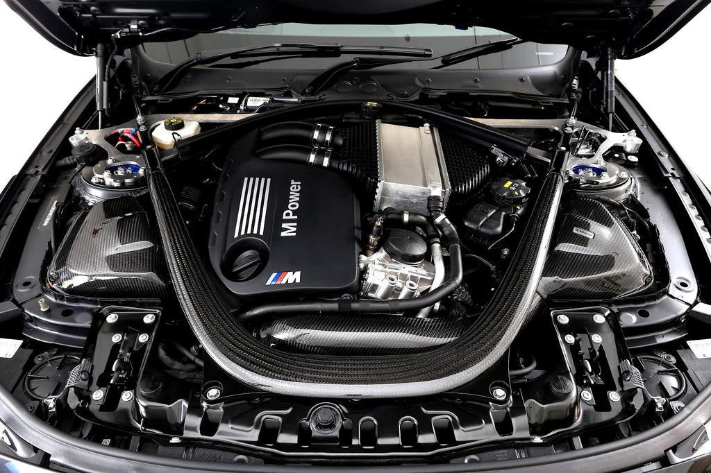 BMW F80 M3 & F82/F83 M4 & F87 M2 & 1 & 2-Series S55/N55 & 3D Design High Flow Carbon Fiber Intake