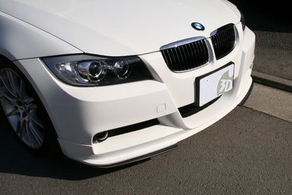 BMW E90 & E91 3-Series 3D Design M-Sport Carbon Fiber Under Splitter Set