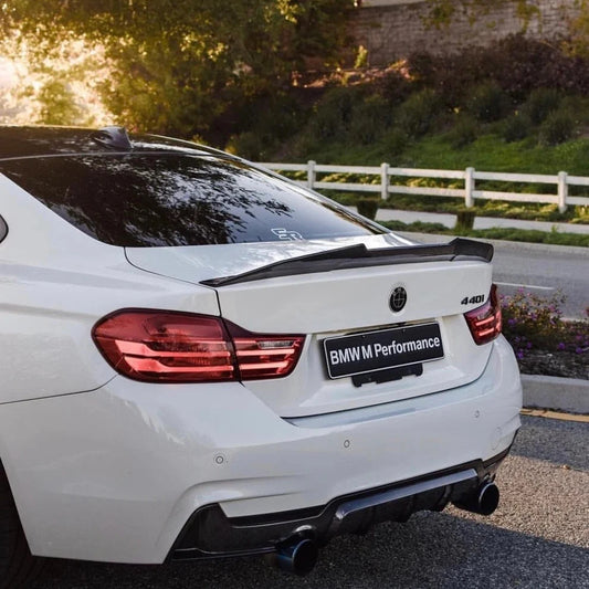 BMW 4-Series F32/F33/F36 P Style Carbon Fiber Rear Diffuser