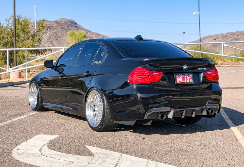 BMW E90 3-Series V3 Carbon Fiber Diffuser