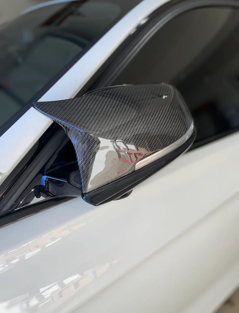 BMW F32 4-Series Carbon Fiber M Style Mirror Caps