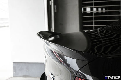 BMW F10 M5 & 5-Series 3D Design Carbon Fiber Trunk Spoiler