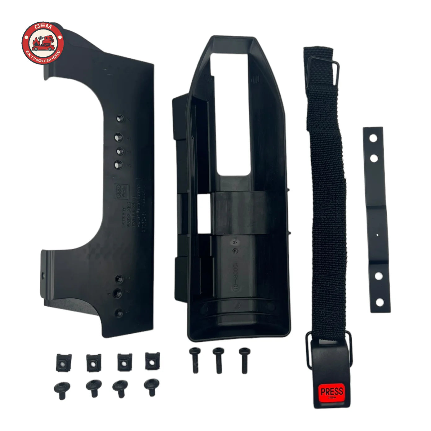 Audi A3, A4, A5, A6, & A7 OEM Fire Extinguisher Kit