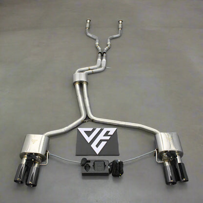 Audi S4/S5 B8/B8.5 Stainless Steel & Titanium Valved Cat Back Exhaust