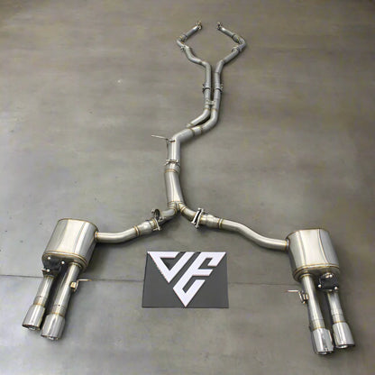 Audi S4/S5 B9 Stainless Steel Valved Cat Back Exhaust