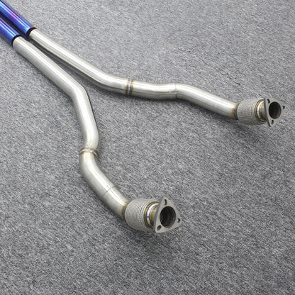 Audi S6 Valved Titanium & Stainless Steel Cat Back Exhaust