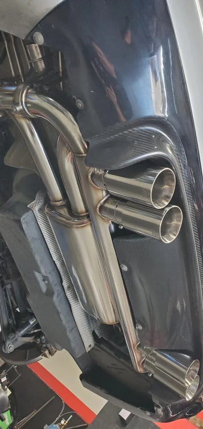 BMW E46 M3 Valved Stainless Steel Axle Back Exhaust