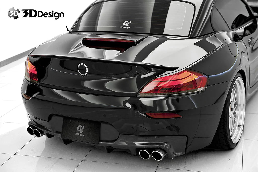 BMW E89 Z4 3D Design M-Sport Carbon Fiber Rear Diffuser