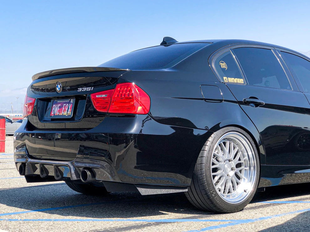 BMW E90 3-Series V3 Carbon Fiber Diffuser