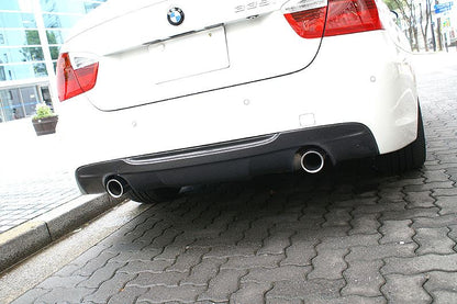 BMW E90 & E91 3-Series 335i 3D Design M-Sport Carbon Fiber Rear Diffuser