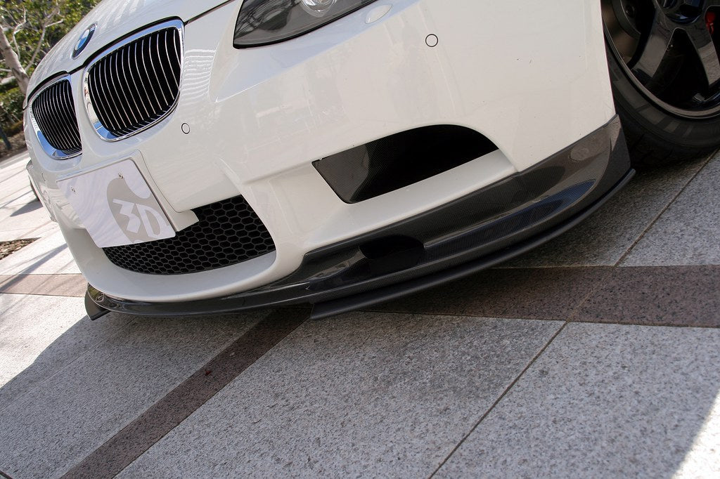 BMW E90, E92 & E93 M3 3D Design Carbon Fiber Front Under Splitter Set