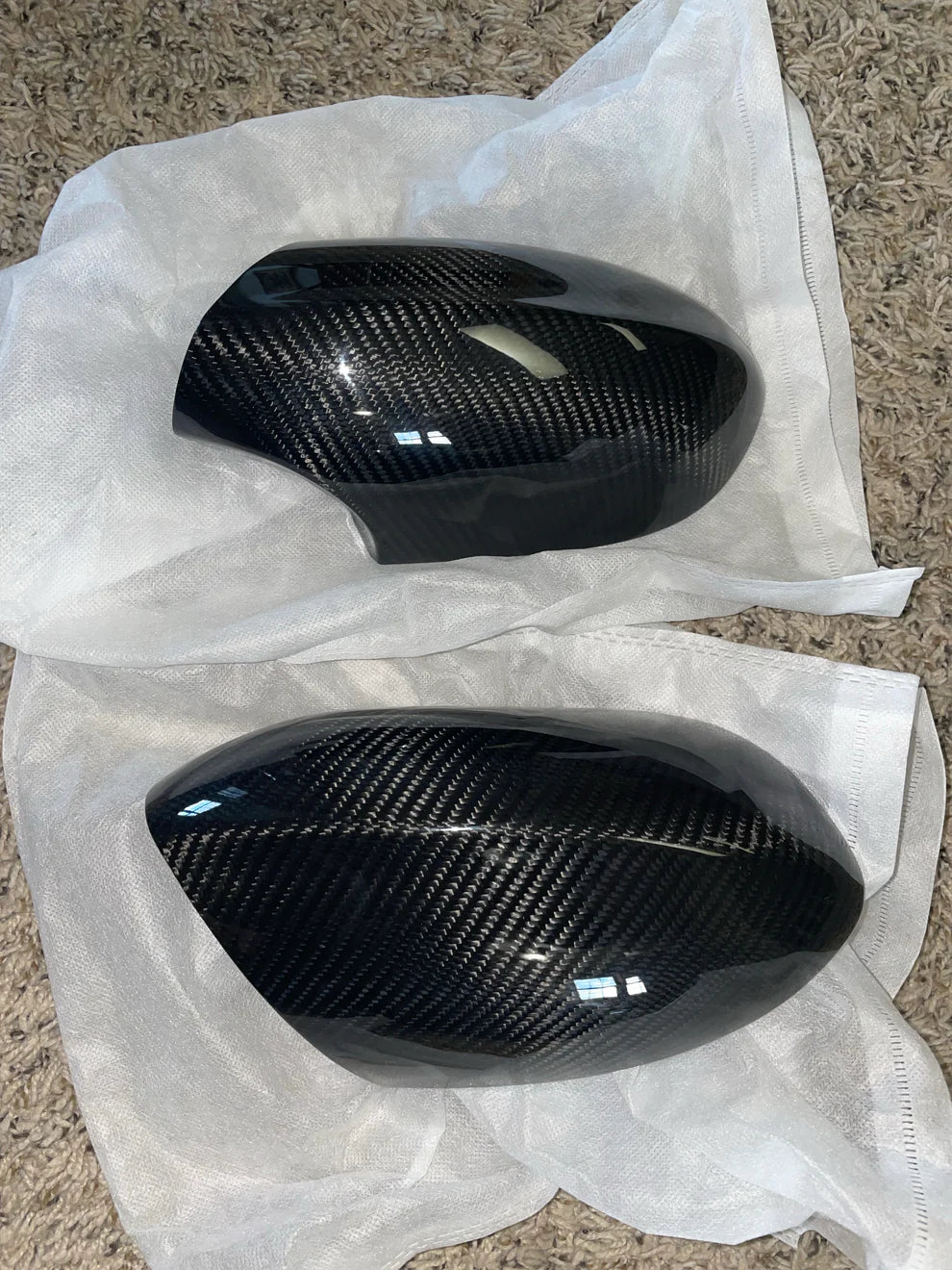 BMW E90, E92 & E93 M3 Carbon Fiber Mirror Caps