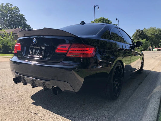 BMW E92 3-Series P-Style Carbon Fiber Diffuser