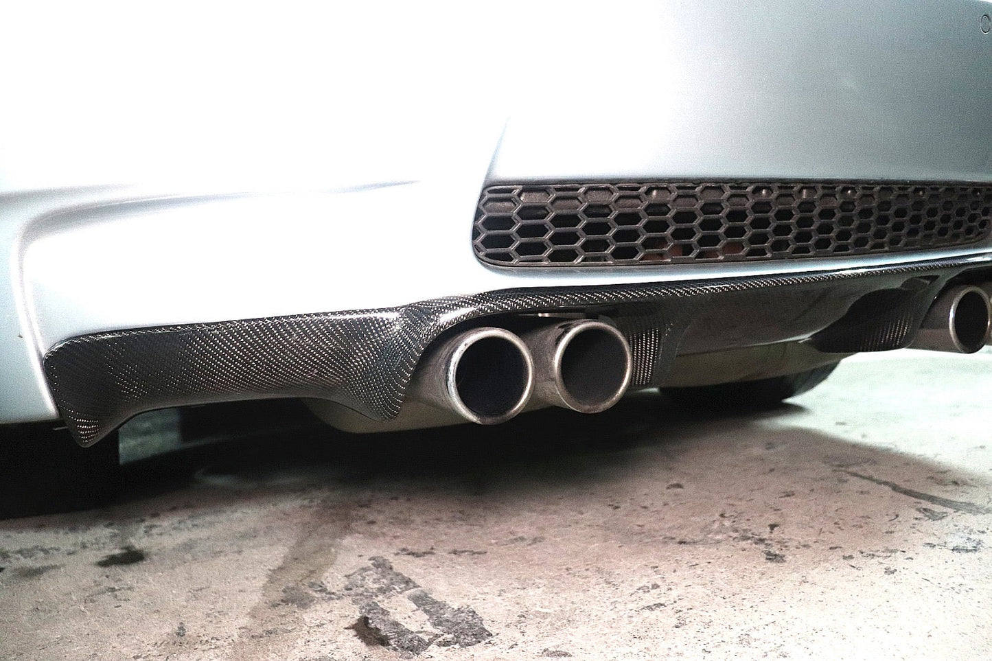 BMW E92 M3 & E93 M3 Carbon Fiber Rear Diffuser 3D Style